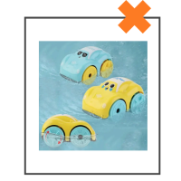 Badspeelgoed auto blauw